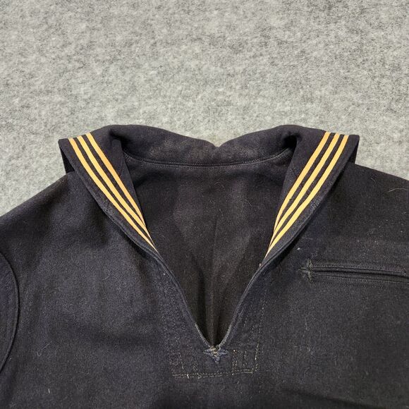 VTG US Navy Crackerjack Wool Uniform Top/Shirt Mens 34 Naval Clothing Factory - Picture 4 of 16